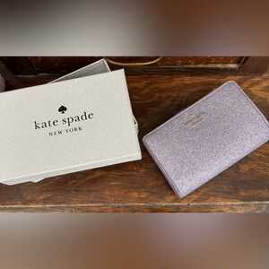 KATE SPADE BIFOLD WALLET LILAC FROST